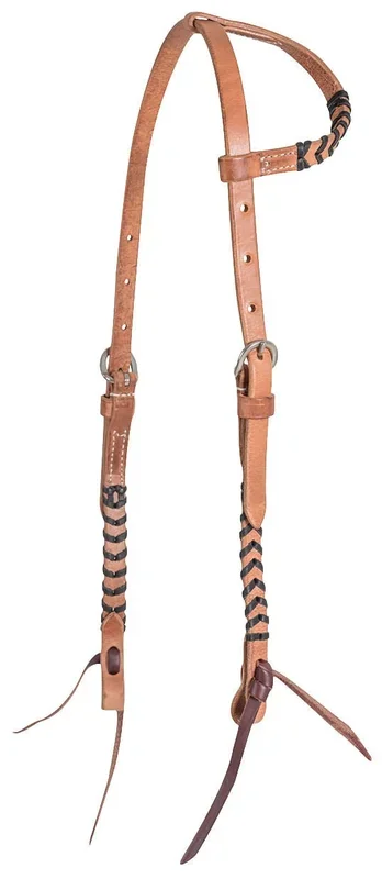 Classic Equine Laced One Ear Headstall, Full
