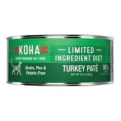 Koha Cat Limited Ingredient Pat Grain Free Turkey 3oz.(Case of 24)