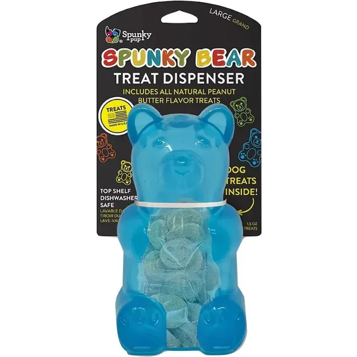 Spunkypup Spunky Bear Treat Dispenser W/ Treats