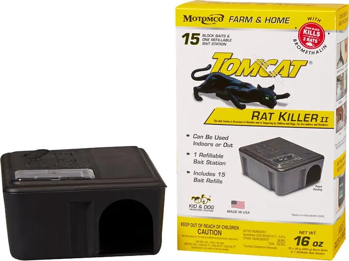 Tomcat Rat Killer Ii Refilliable Bait Station