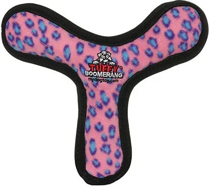 TUFFY ULTIMATE BOOMERANG DURABLE SQUEAKY SOFT DOG